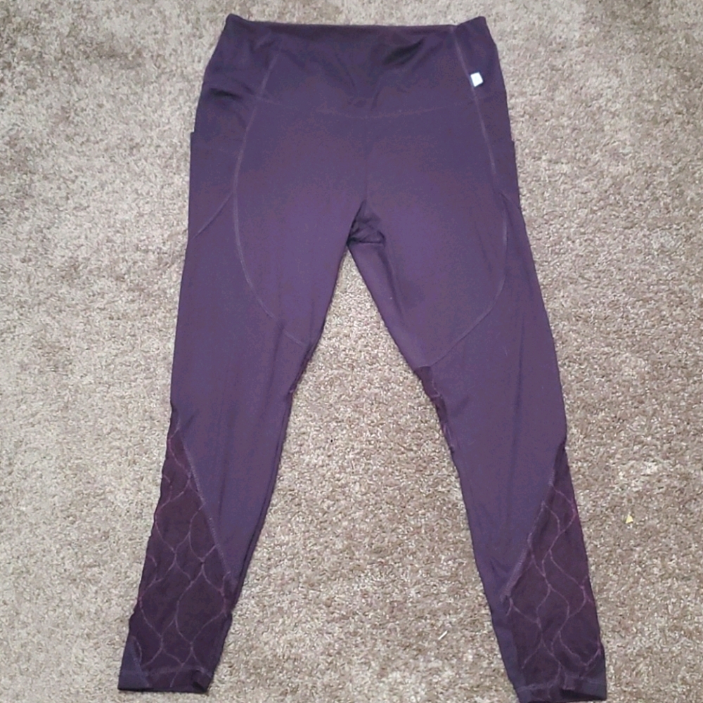 Marika Plum Leggings Athletic Wear